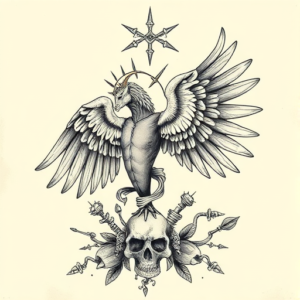 Full-View Icarus Tattoo