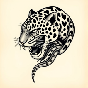 Full-View Jaguar Tattoo