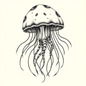 Full-View Jellyfish Tattoo