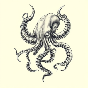 Full-View Kraken Tattoo