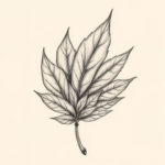 Full-View Leaf Tattoo