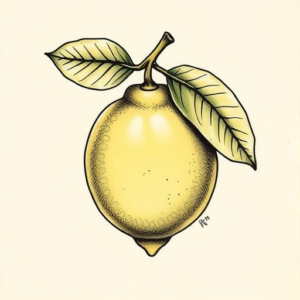 Full-View Lemon Tattoo