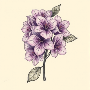 Full-View Lilac Tattoo