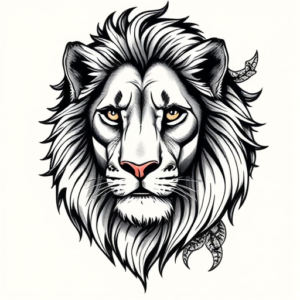 Full-View Lioness Tattoo