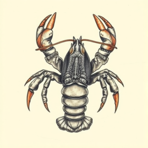 Full-View Lobster Tattoo
