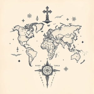 Full-View Map Tattoo