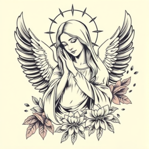 Full-View Mary Tattoo