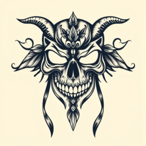 Full-View Mask Tattoo