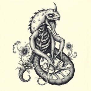 Full-View Monstera Tattoo