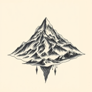 Full-View Mountain Tattoo