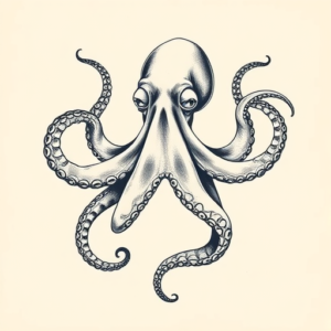 Full-View Octopus Tattoo