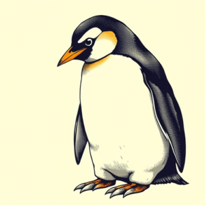 Full-View Penguin Tattoo