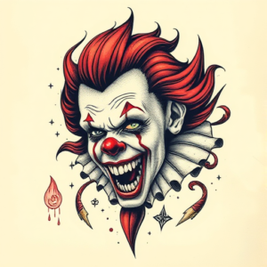 Full-View Pennywise Tattoo