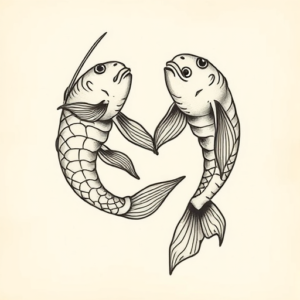 Full-View Pisces Tattoo