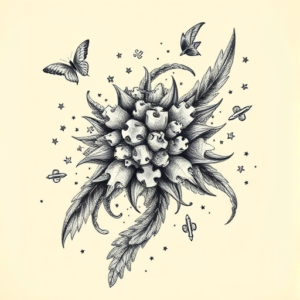 Full-View Puzzle Tattoo