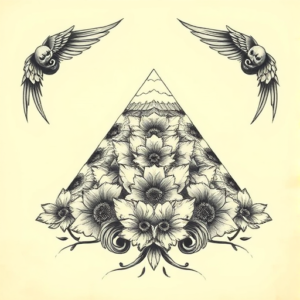 Full-View Pyramid Tattoo