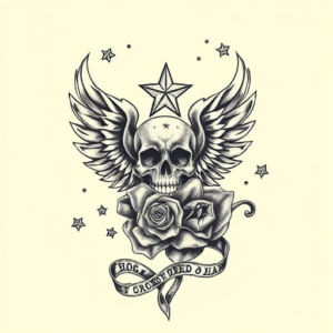 Full-View Rockstar Tattoo