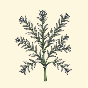 Full-View Rosemary Tattoo