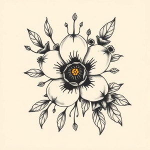 Full-View Sampaguita Tattoo