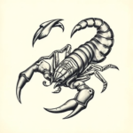 Full-View Scorpion Tattoo