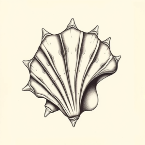 Full-View Seashell Tattoo