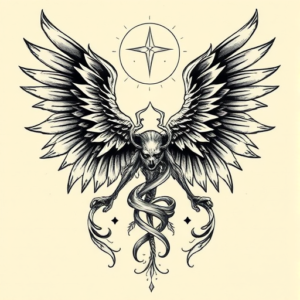 Full-View Seraphim Tattoo