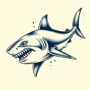 Full-View Shark Tattoo