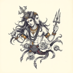 Full-View Shiva Tattoo