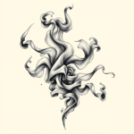 Full-View Smoke Tattoo