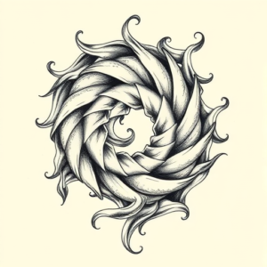 Full-View Spiral Tattoo