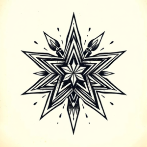 Full-View Star Tattoo