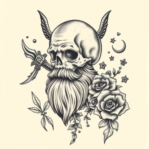 Full-View Stoic Tattoo