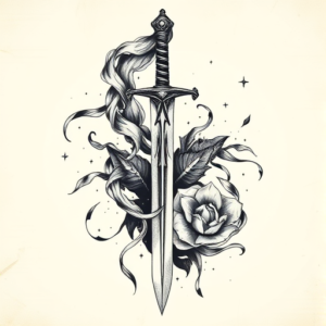 Full-View Sword Tattoo