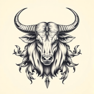 Full-View Taurus Tattoo