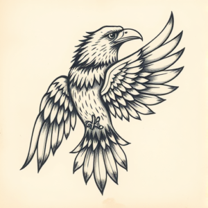 Full-View Thunderbird Tattoo