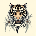 Full-View Tiger Tattoo