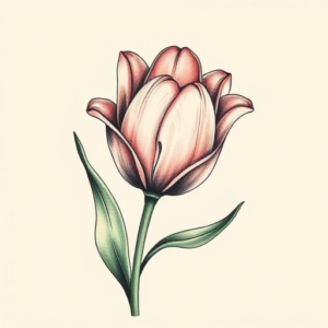 Full-View Tulip Tattoo