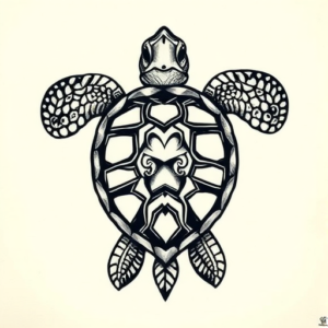 Full-View Turtle Tattoo