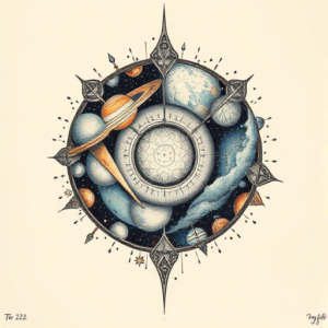 Full-View Universe Tattoo