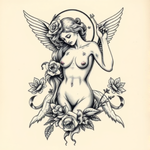 Full-View Venus Tattoo