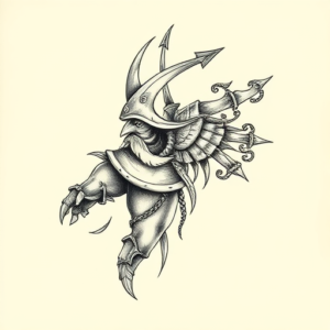 Full-View Viking Tattoo