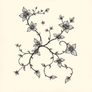 Full-View Vine Tattoo