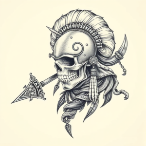 Full-View Warrior Tattoo