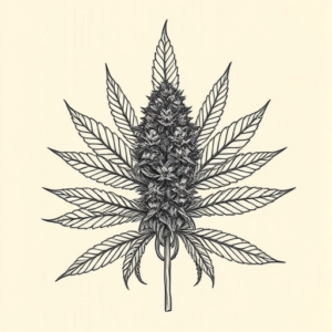 Full-View Weed Tattoo