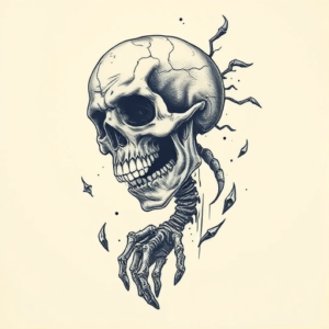 Full-View Zombie Tattoo
