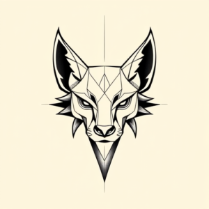 Geometric Animal Tattoo