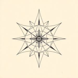 Geometric Ares Tattoo