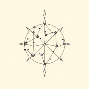 Geometric Constellation Tattoo