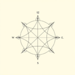 Geometric Coordinates Tattoo