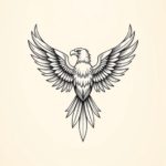 Geometric Eagle Tattoo
